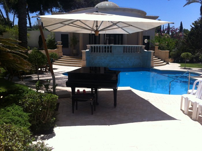 הובלת פסנתר לוילה